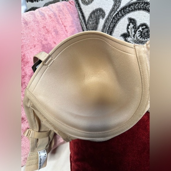 MAIDENFORM Bra 40DD Convertible Strapless Stay Up Support Beige SE6990 3485 PS - Picture 9 of 14